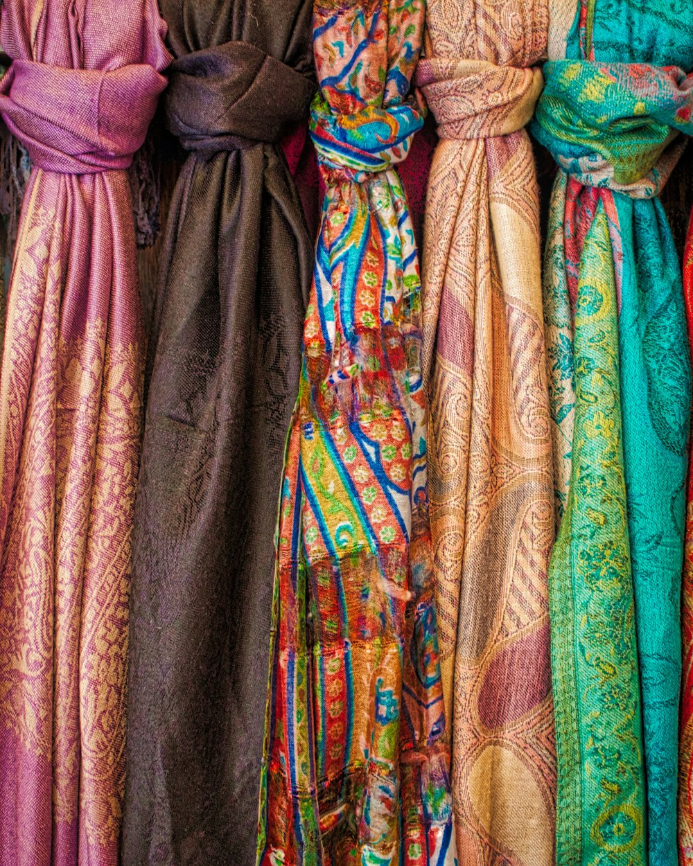 Foulard en soie imprimée